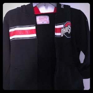 Boys Ohio State full zip hoodie M